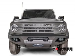 Ford Bronco Front Bumper - Fab Fours - Matrix - w/o Guard Ford Bronco Front Bumper - Fab Fours - Matrix - w/o Guard